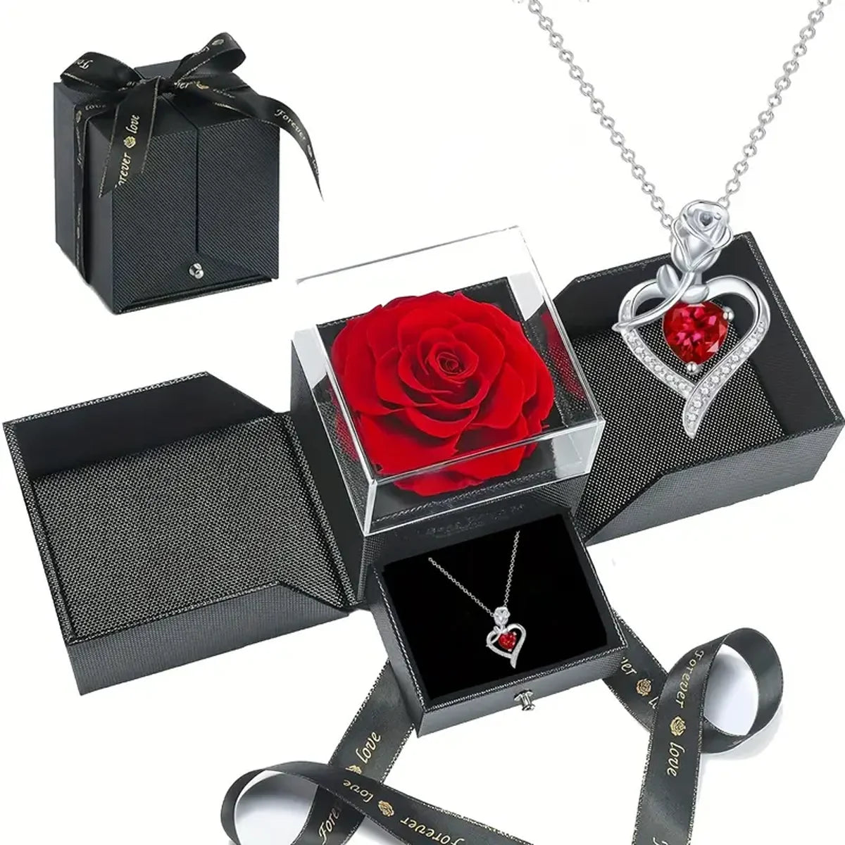 Jewelry Box with Heart Necklace
