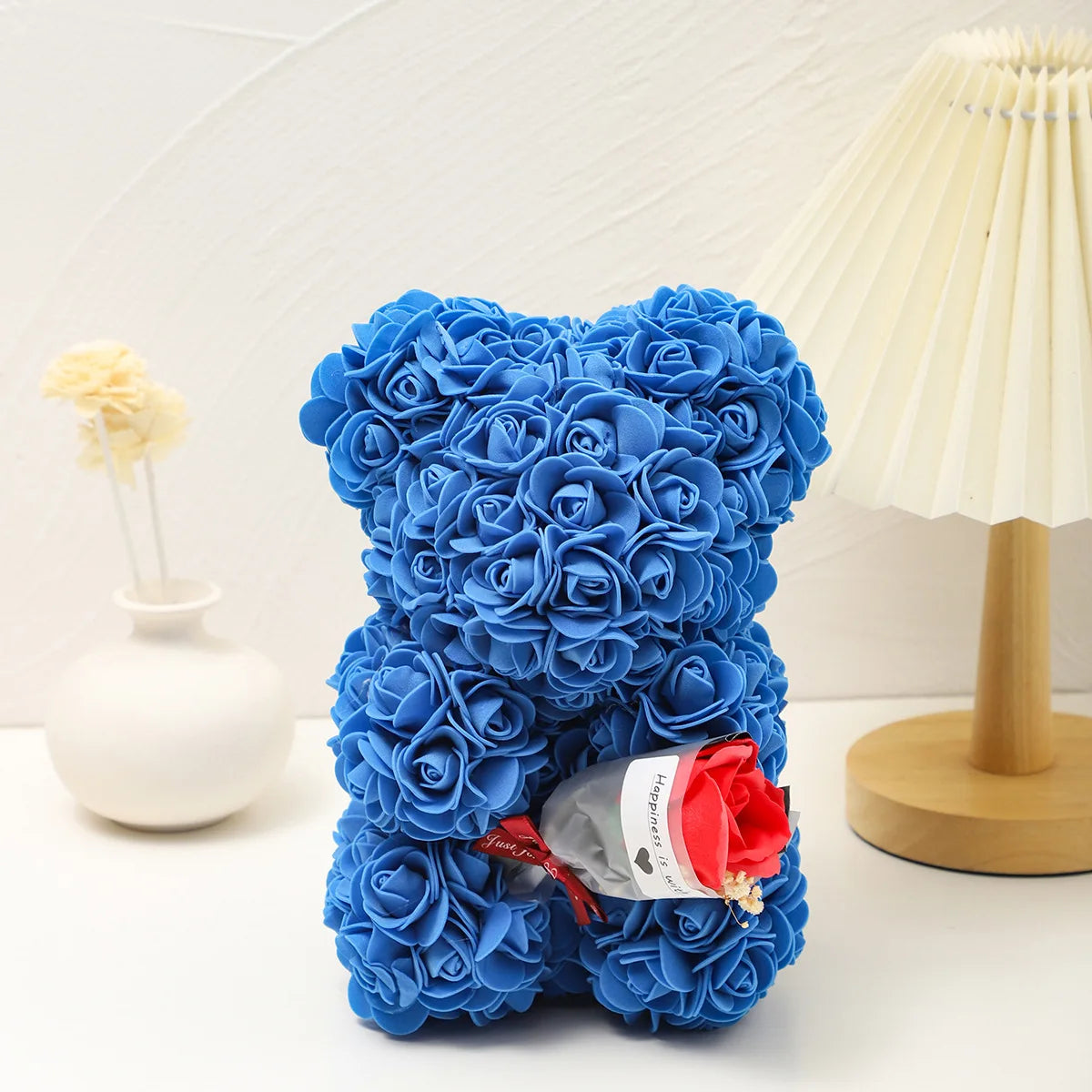 Foam Rose Teddy Bear Bouquet