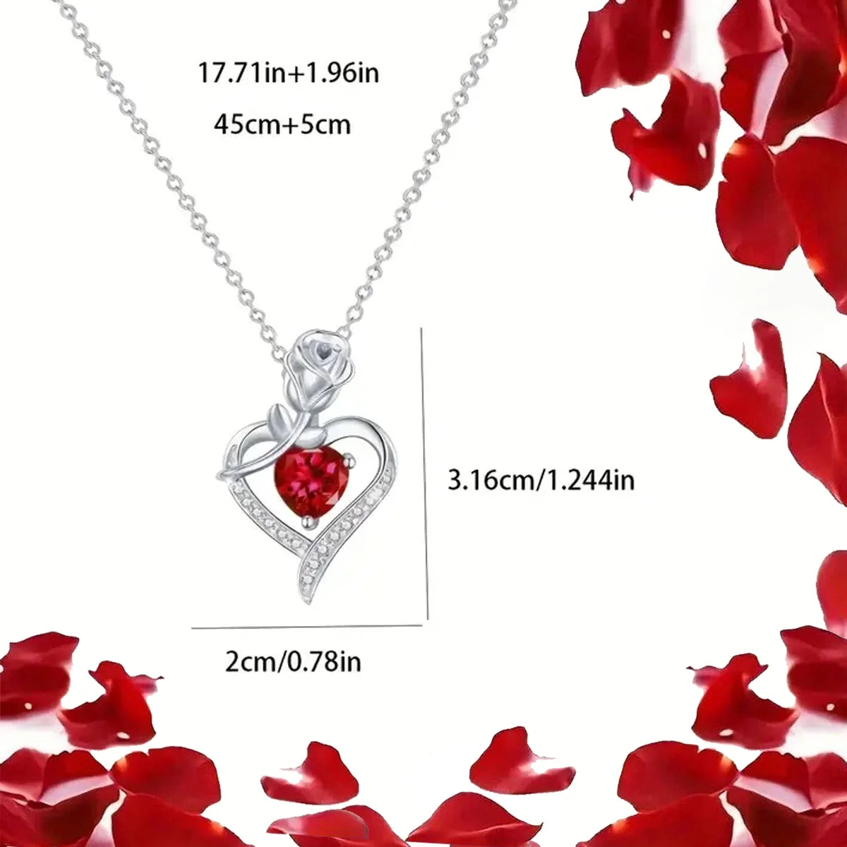 Jewelry Box with Heart Necklace