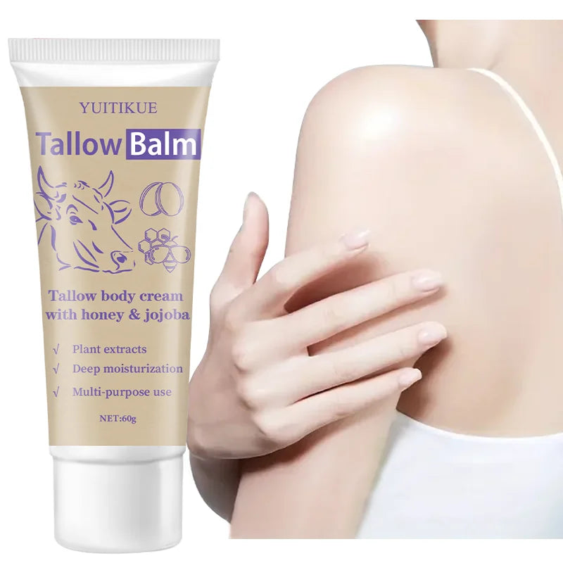Tallow Body Balm - Multi-Purpose Moisturizer for Hands, Feet & Face