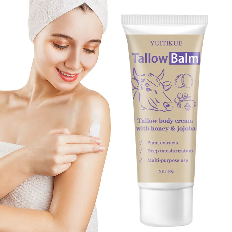 Tallow Body Balm - Multi-Purpose Moisturizer for Hands, Feet & Face