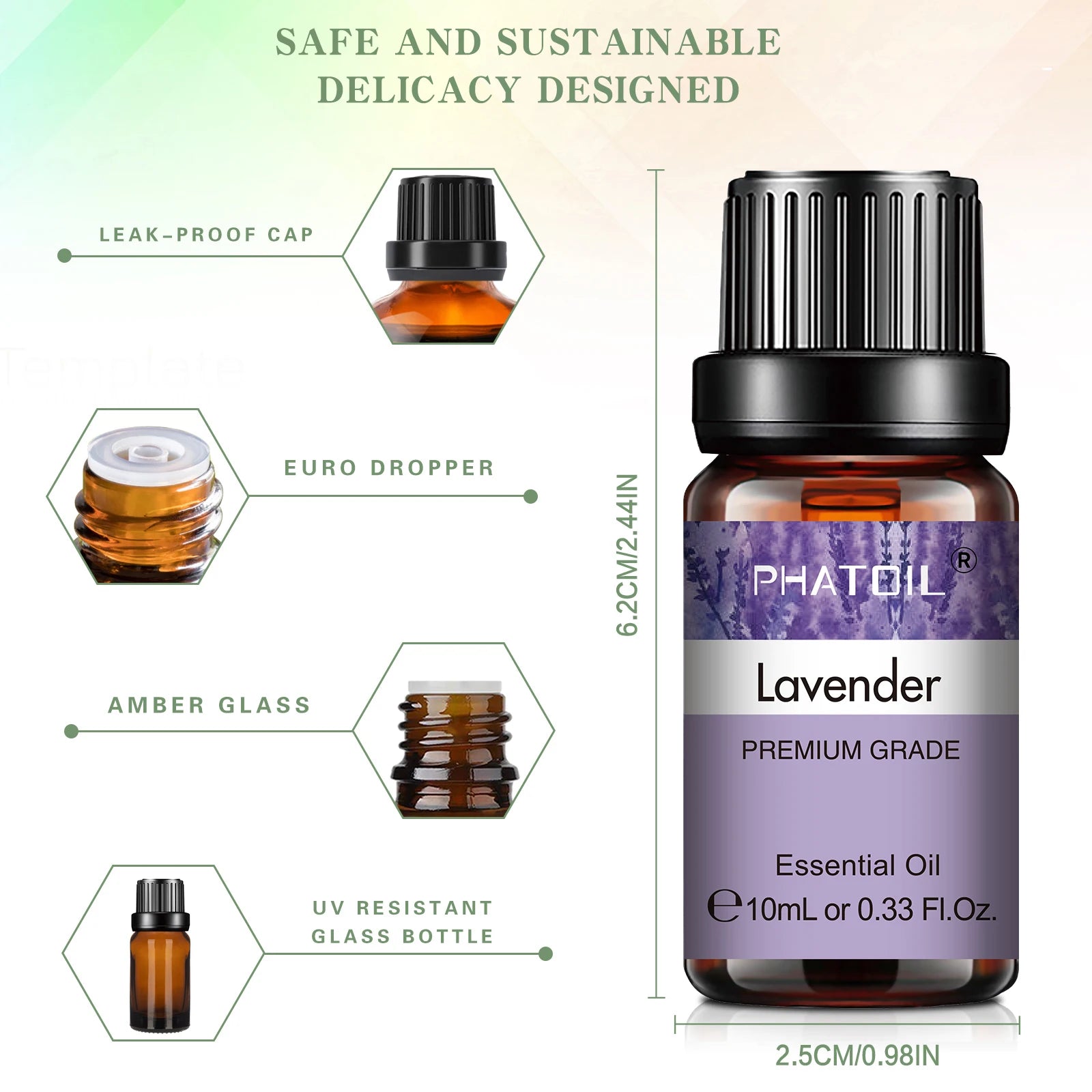 Lavender Essential Oil - Pure Natural Aromatherapy Oil (10ml)